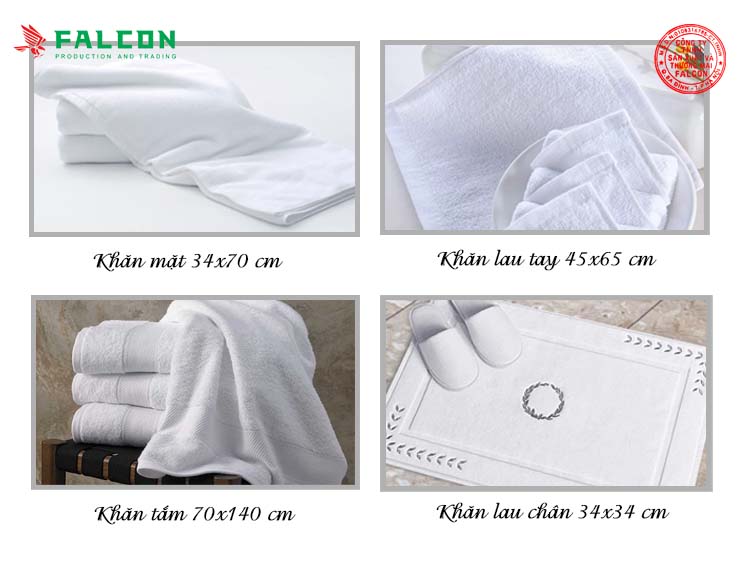 Một số mẫu khăn dùng trong khách sạn